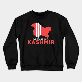 We Stand With Kashmir For Its Solidarity And Freedom Crewneck Sweatshirt